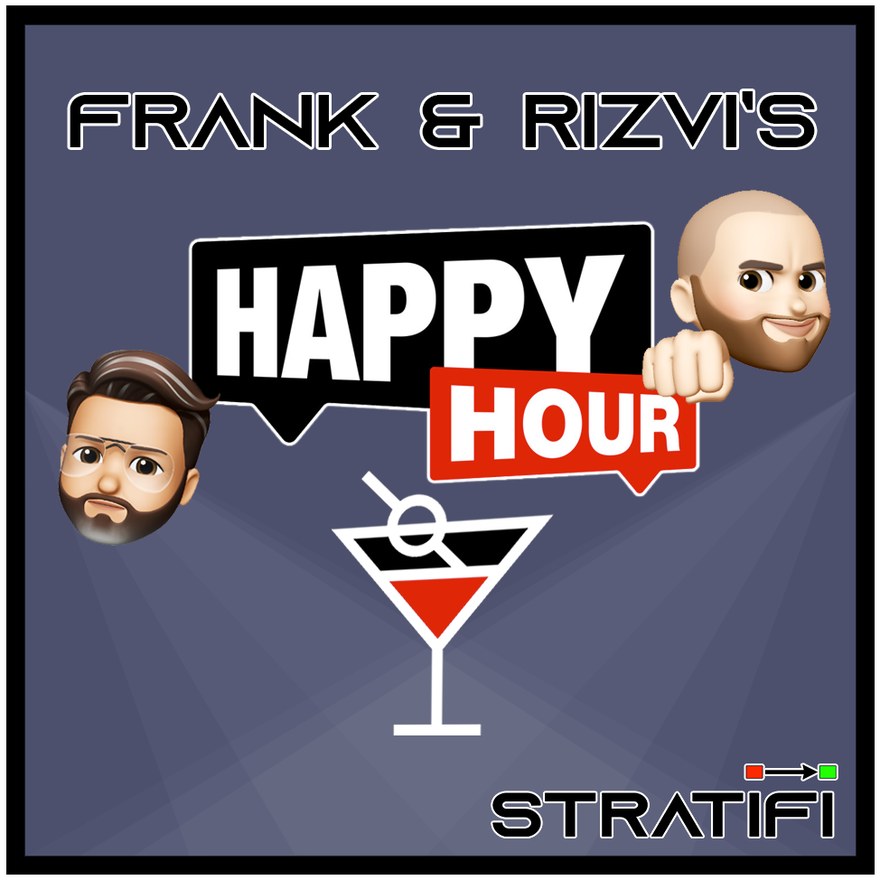 Frank & Rizvi’s Happy Hour podcast cover art